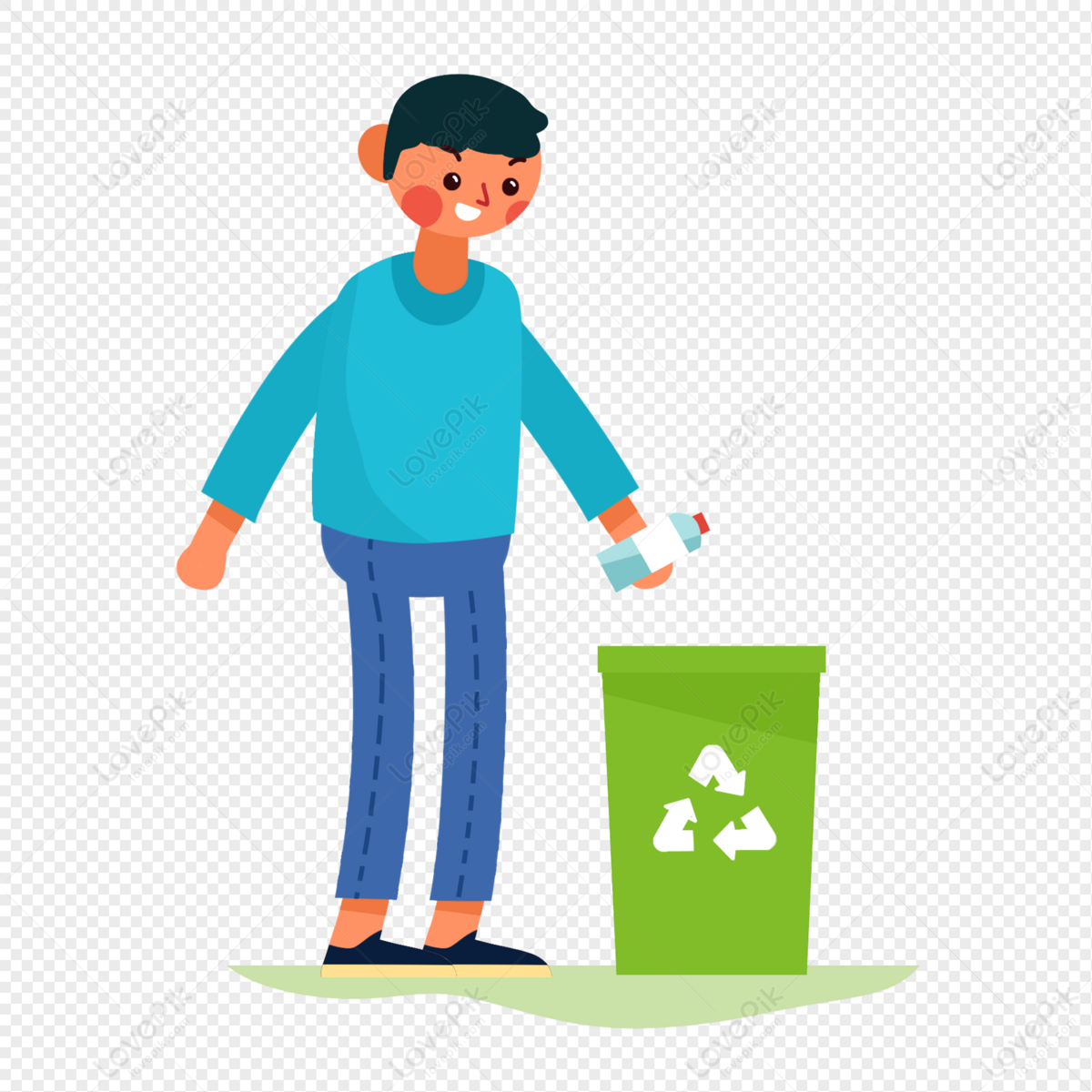 Detail Gambar Orang Membuang Sampah Kartun Nomer 3