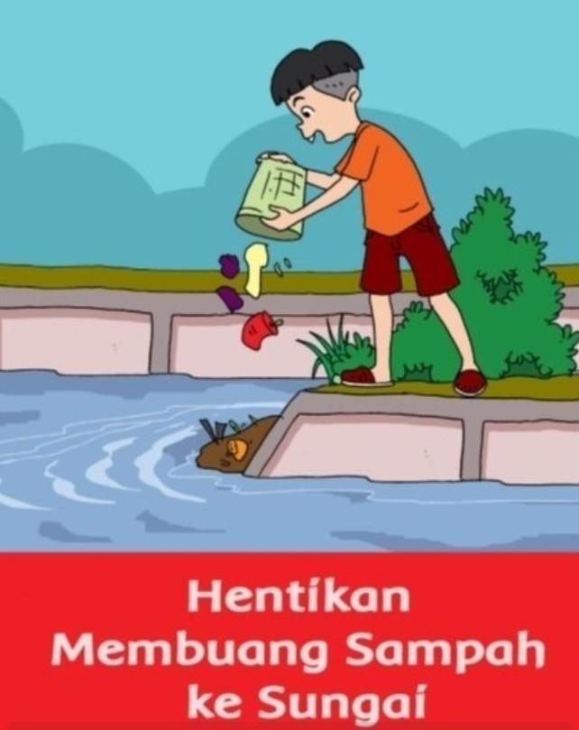Detail Gambar Orang Membuang Sampah Kartun Nomer 30