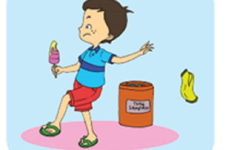Detail Gambar Orang Membuang Sampah Kartun Nomer 31