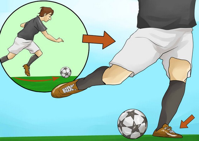 Detail Gambar Orang Menendang Bola Dengan Kaki Bagian Luar Nomer 13