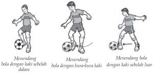 Detail Gambar Orang Menendang Bola Dengan Kaki Bagian Luar Nomer 53