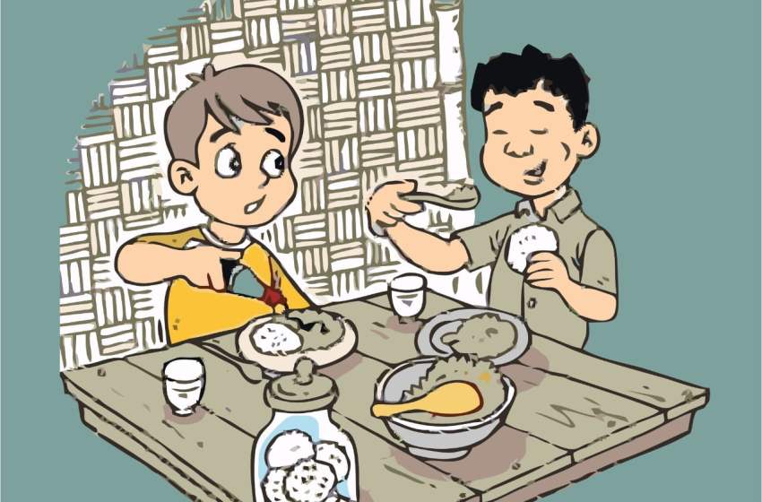 Detail Gambar Orang Minum Sambil Duduk Nomer 39