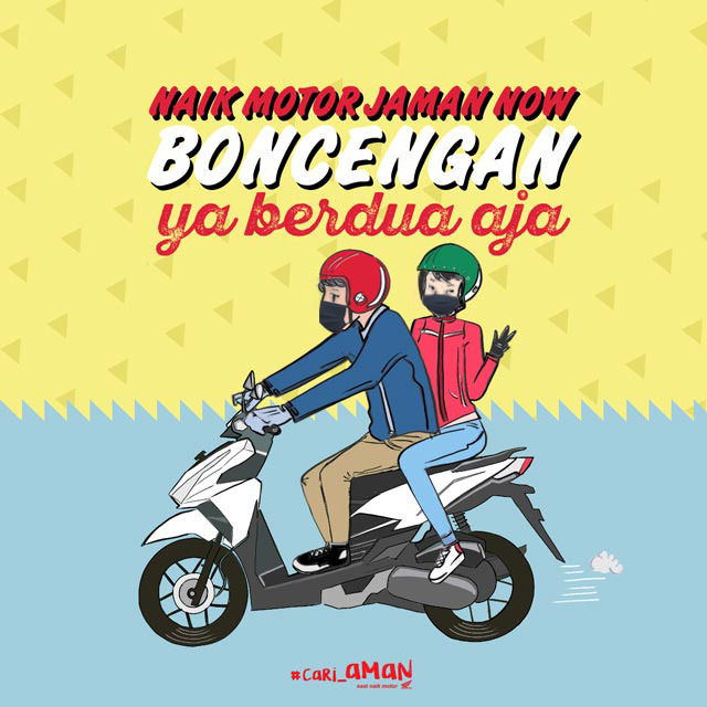 Detail Gambar Orang Naik Sepeda Motor Nomer 18