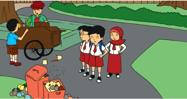 Detail Gambar Orang Sedang Membuang Sampah Nomer 14