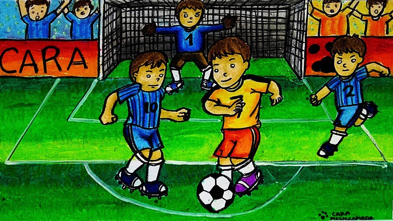 Detail Gambar Orang Sedangmain Bola Nomer 2