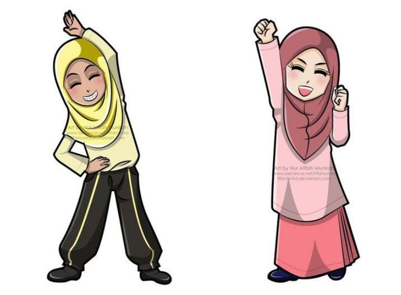Detail Gambar Orang Senam Kartun Nomer 26