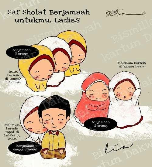 Detail Gambar Orang Sholat Berjamaah Kartun Nomer 27