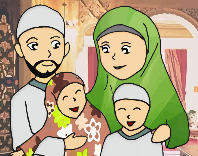 Detail Gambar Orang Tua Kartun Muslim Nomer 5