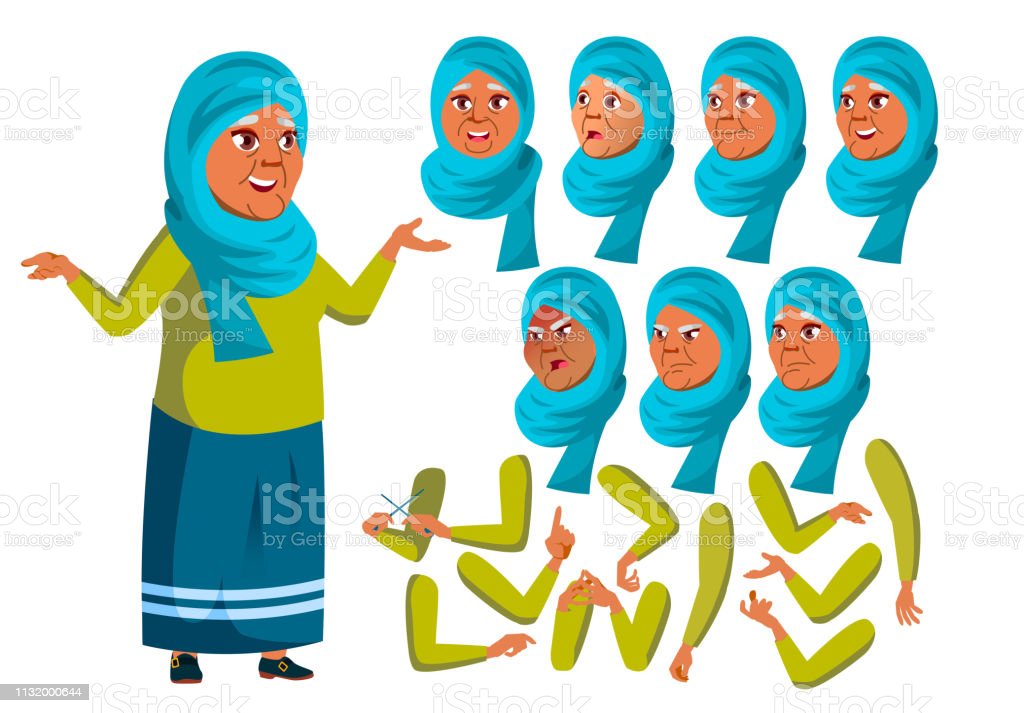 Detail Gambar Orang Tua Kartun Muslim Nomer 49