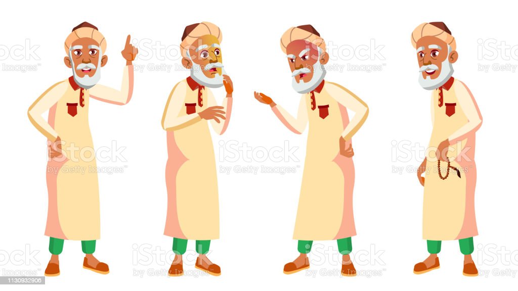 Detail Gambar Orang Tua Kartun Muslim Nomer 51