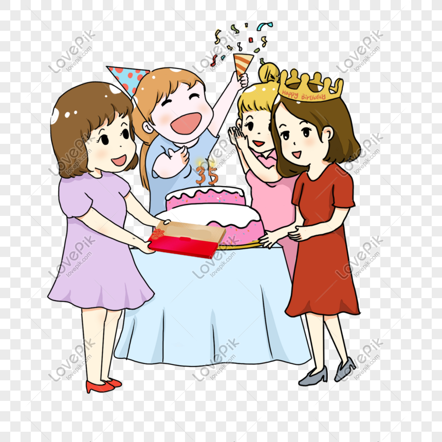 Detail Gambar Orang Ulang Tahun Kartun Nomer 2
