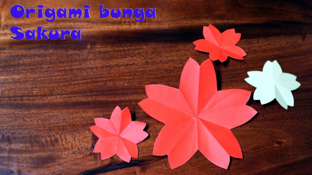 Detail Gambar Origami Bunga Sakura Nomer 4