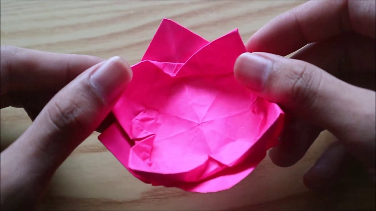 Gambar Origami Bunga Teratai - KibrisPDR