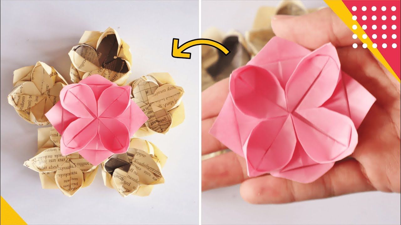 Detail Gambar Origami Bunga Teratai Nomer 18