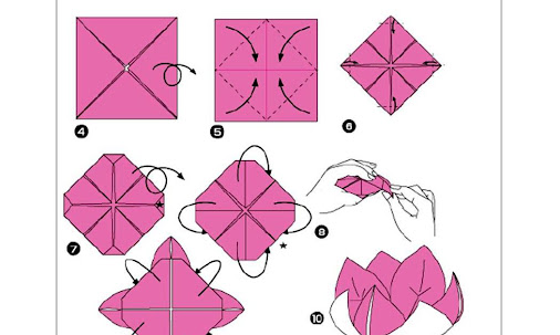 Detail Gambar Origami Bunga Teratai Nomer 25