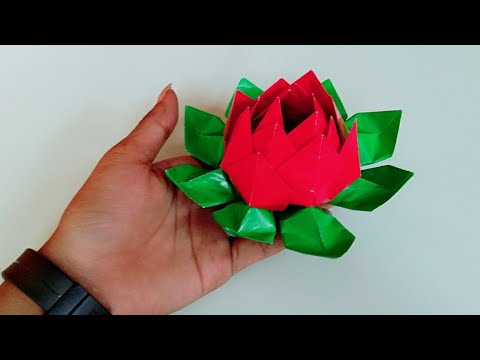 Detail Gambar Origami Bunga Teratai Nomer 8