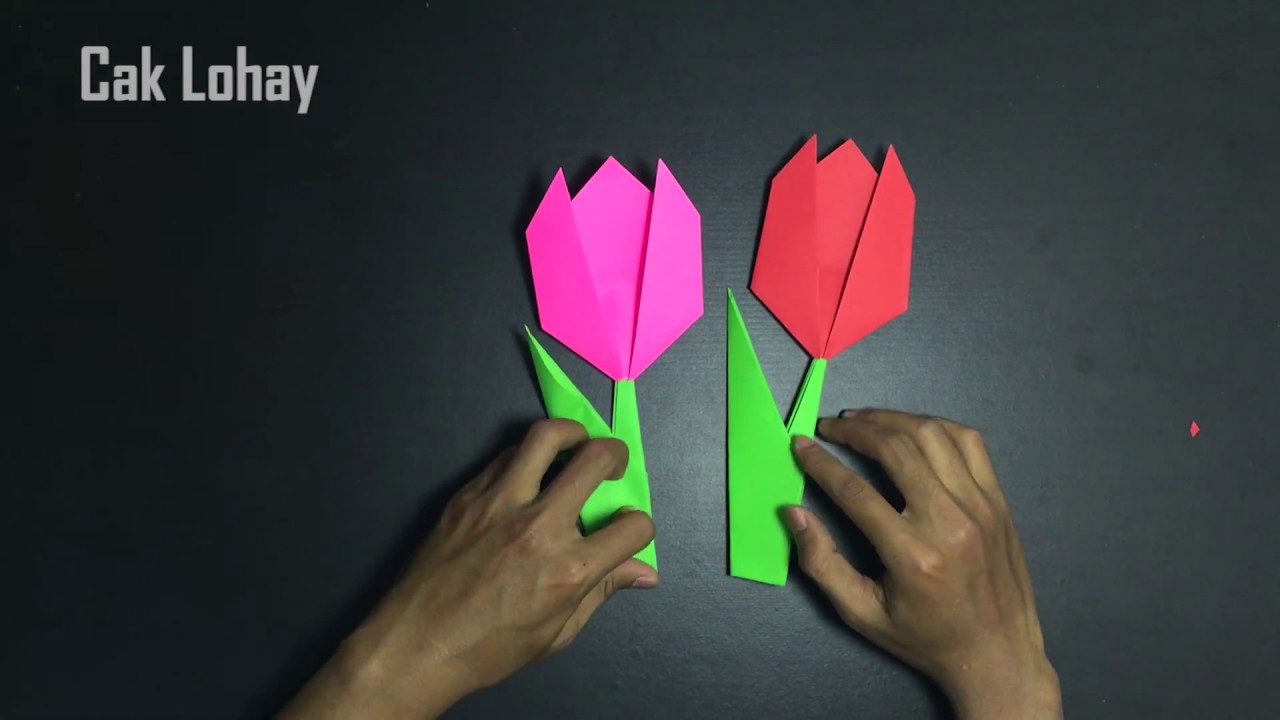 Detail Gambar Origami Bunga Tulip Nomer 3