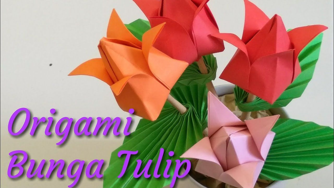 Detail Gambar Origami Bunga Tulip Nomer 49