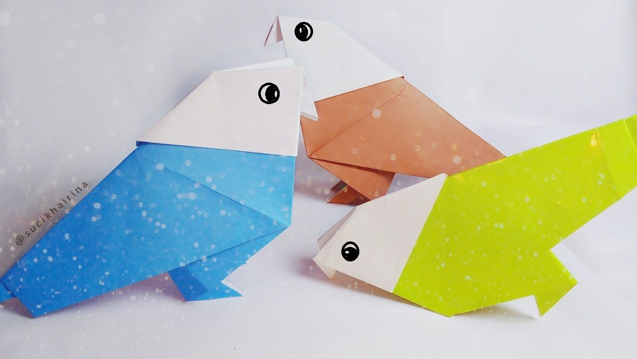 Detail Gambar Origami Burung Nomer 14