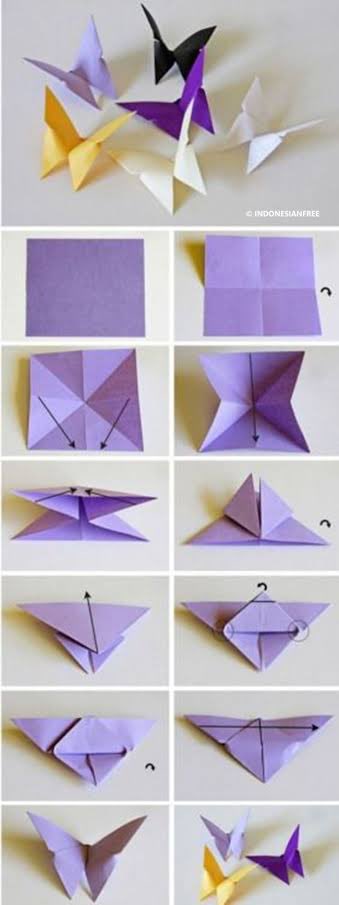 Detail Gambar Origami Kupu Kupu Nomer 7