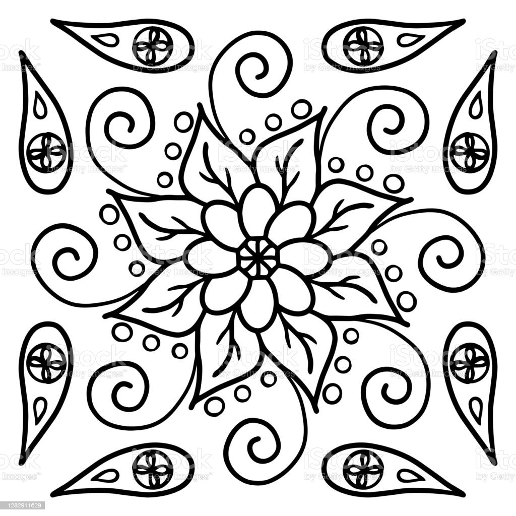 Detail Gambar Ornamen Hitam Putih Nomer 32