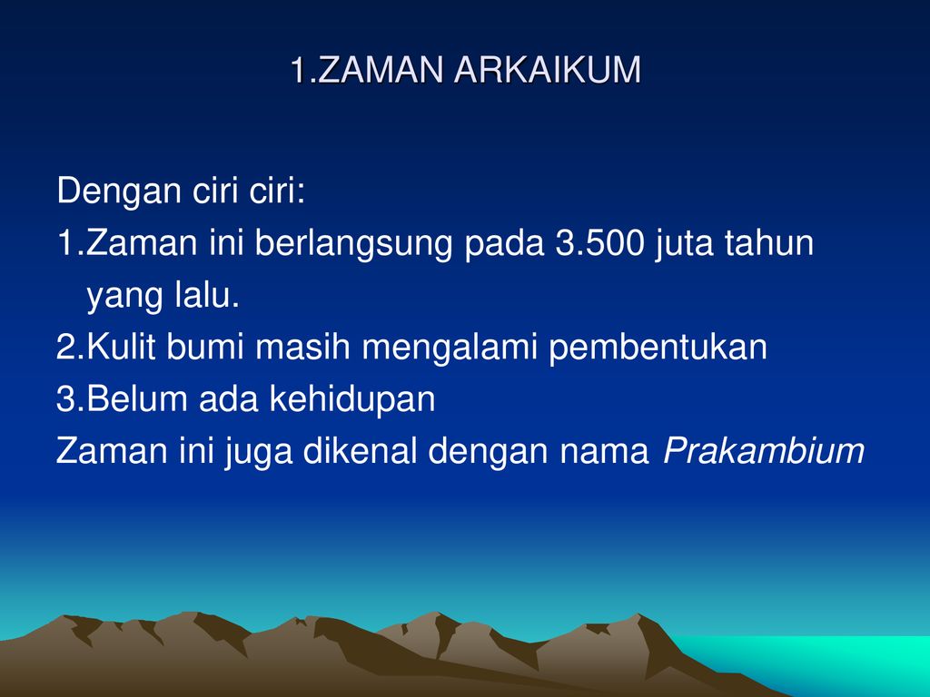 Detail Gambar Pada Masa Arkaekum Nomer 43