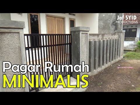 Detail Gambar Pagar Beton Rumah Minimalis Nomer 24