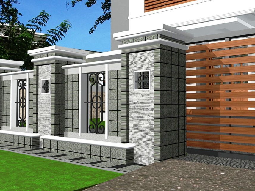 Detail Gambar Pagar Depan Rumah Minimalis Nomer 2