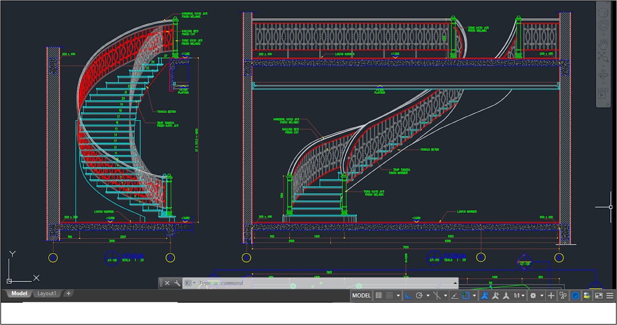 Detail Gambar Pagar Dwg Nomer 48