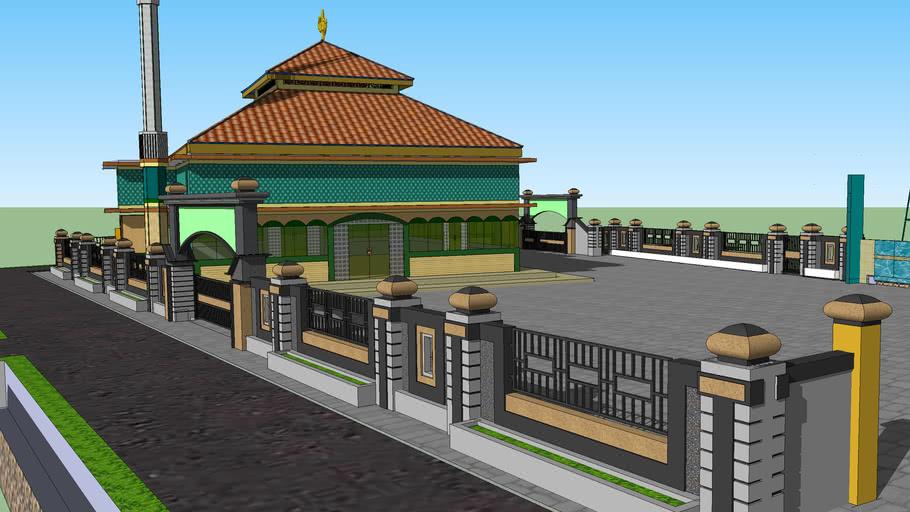 Detail Gambar Pagar Masjid Minimalis Nomer 4