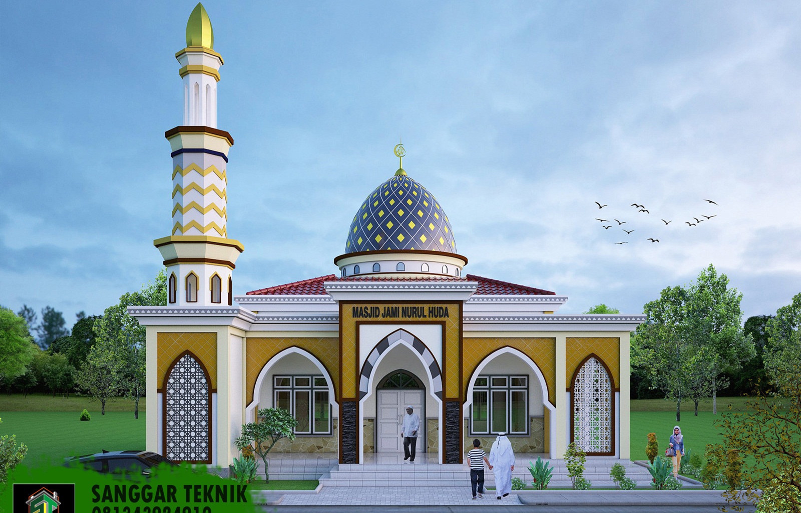 Detail Gambar Pagar Masjid Modern Nomer 17