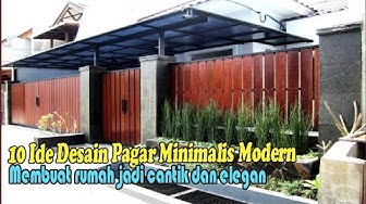 Detail Gambar Pagar Rumah Minimalis 2018 Nomer 50