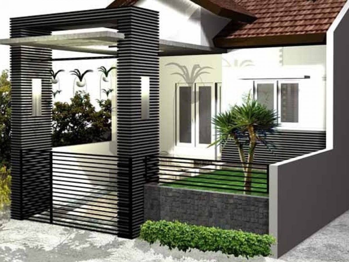 Detail Gambar Pagar Rumah Minimalis Terbaru Nomer 39