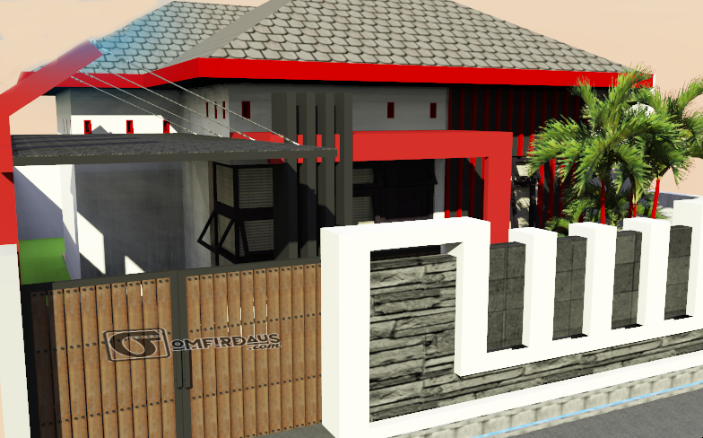 Detail Gambar Pagar Rumah Minimalis Type 36 Nomer 21