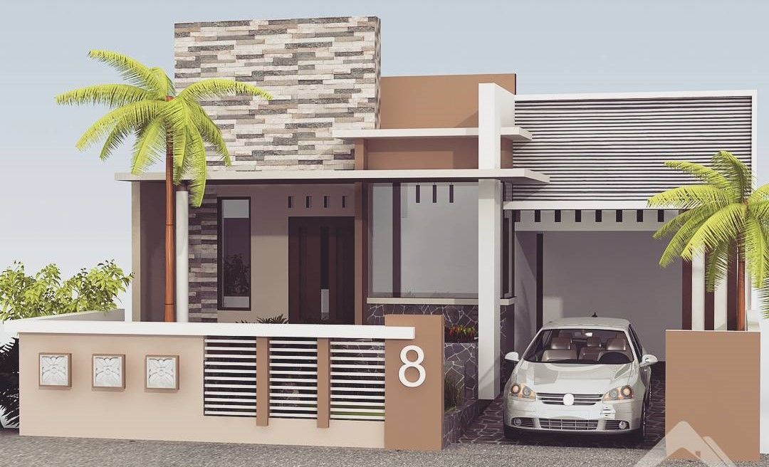 Detail Gambar Pagar Rumah Minimalis Type 36 Nomer 46