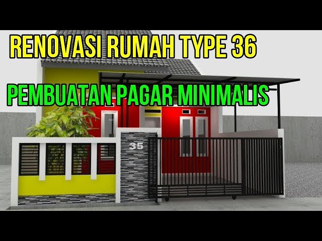 Detail Gambar Pagar Rumah Minimalis Type 36 Nomer 8