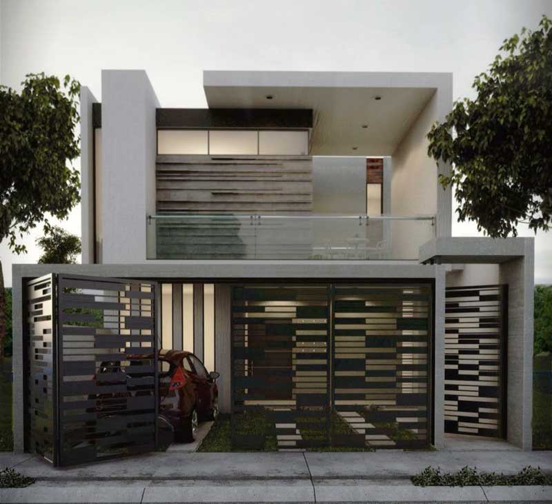 Detail Gambar Pagar Rumah Modern Nomer 2
