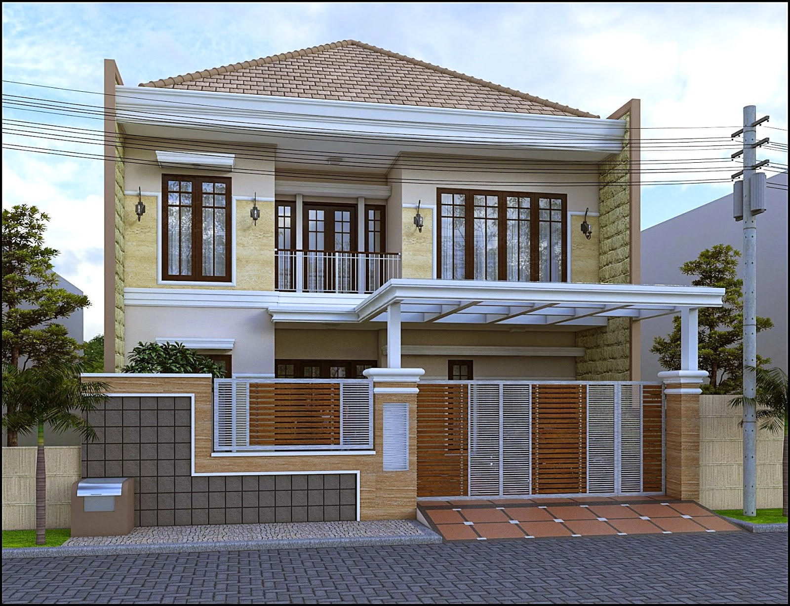 Detail Gambar Pagar Rumah Terbaru Nomer 39