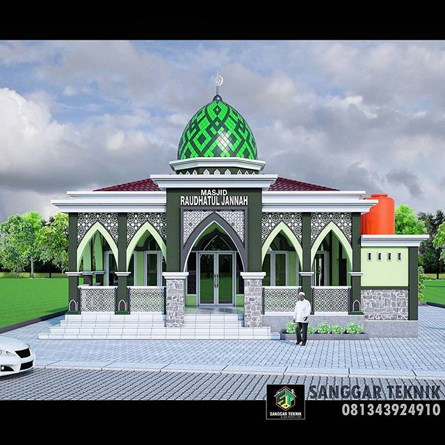 Detail Gambar Pagar Teras Masjid Nomer 17