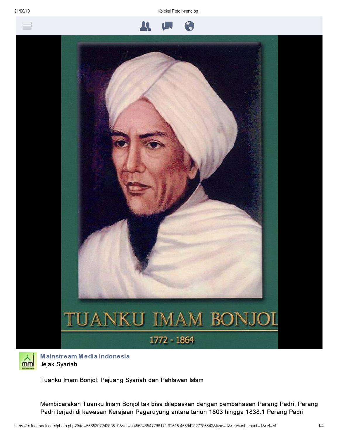 Detail Gambar Pahlawan Imam Bonjol Nomer 38