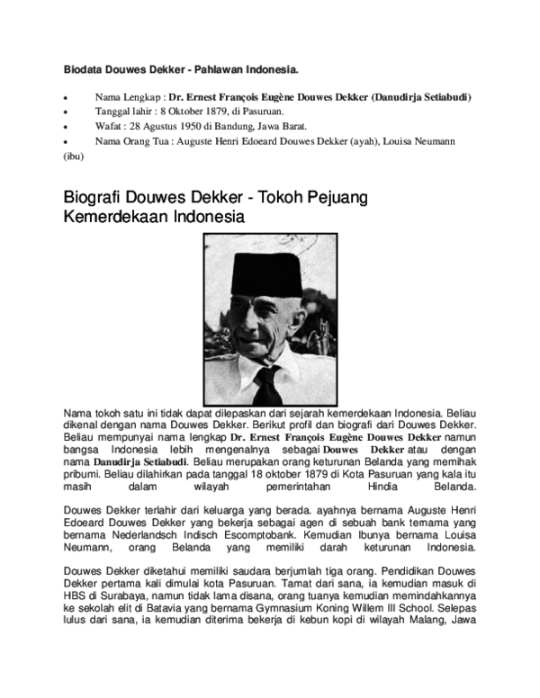 Detail Gambar Pahlawan Indonesia Douwes Dekker Nomer 38