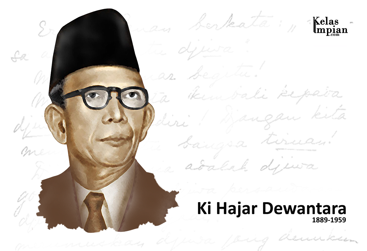 Detail Gambar Pahlawan Indonesia Ki Hajar Dewantara Nomer 28