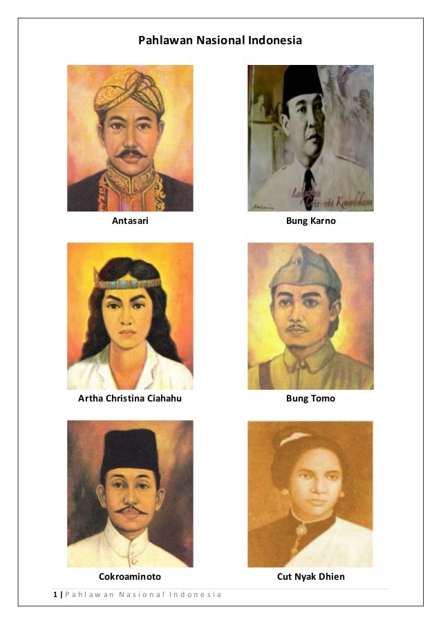 Detail Gambar Pahlawan Pahlawan Indonesia Nomer 50