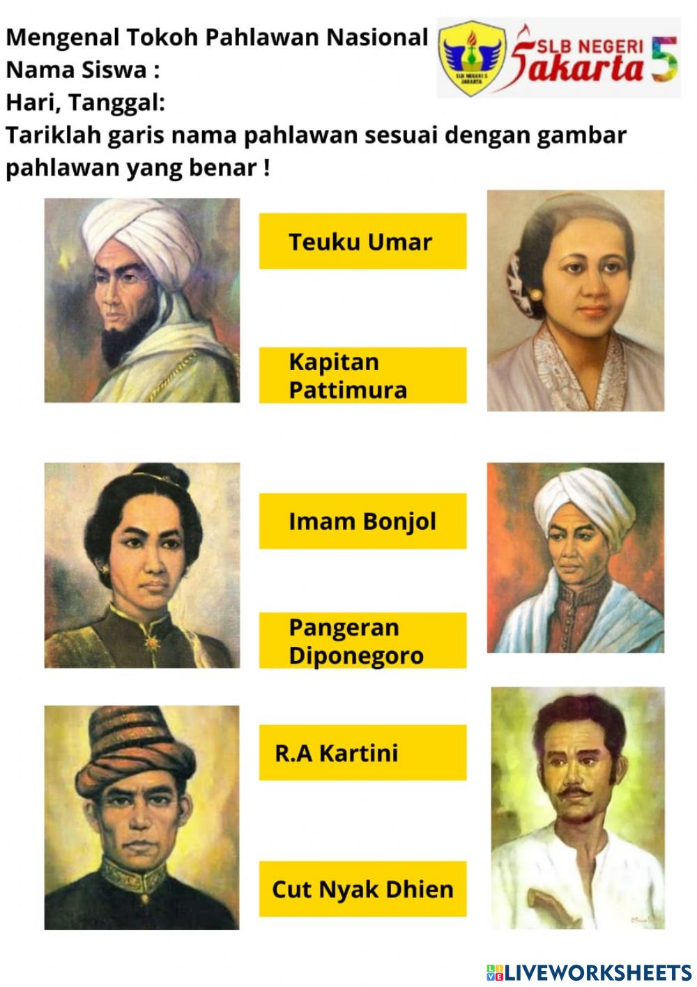 Detail Gambar Pahlawan Pahlawan Indonesia Nomer 7