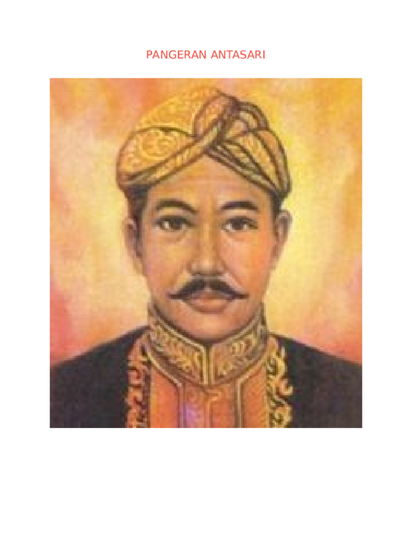 Detail Gambar Pahlawan Pangeran Antasari Nomer 16