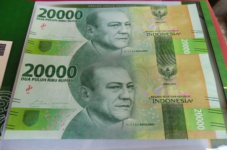 Detail Gambar Pahlawan Pecahan 20000 Rupiah Nomer 46