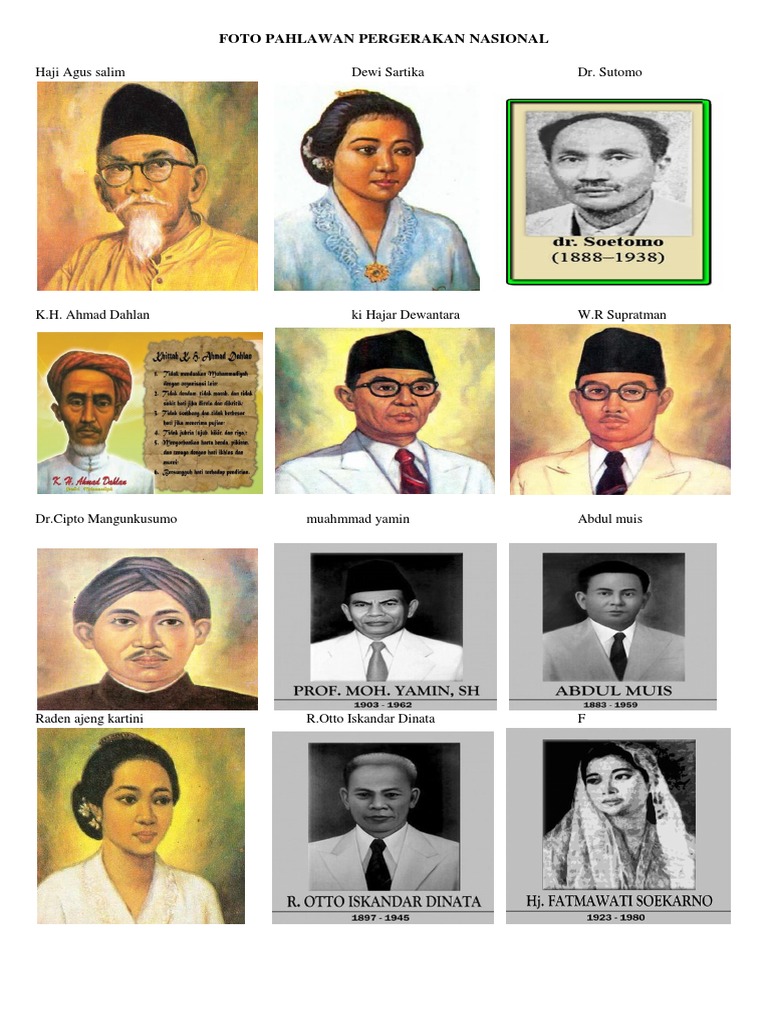 Detail Gambar Pahlawan Pergerakan Nasional Nomer 4