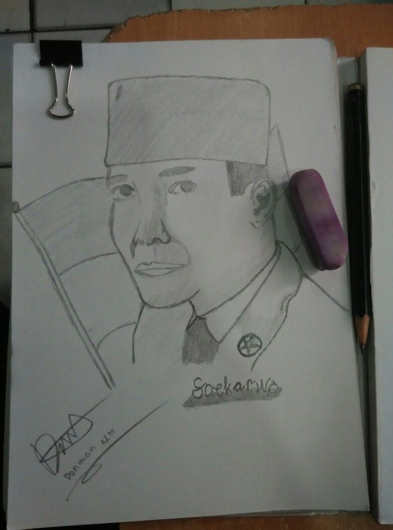 Gambar Pahlawan Sketsa - KibrisPDR