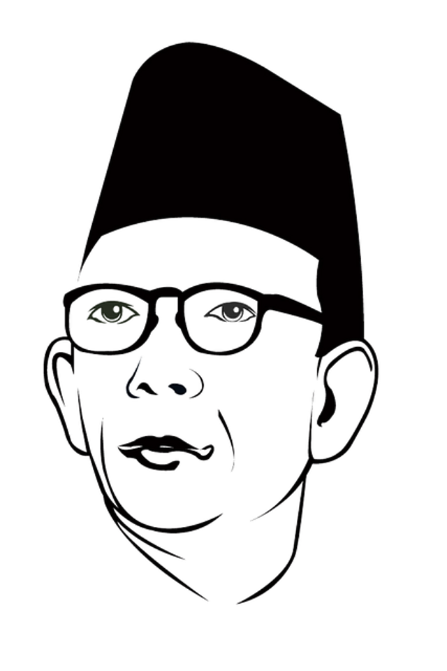 Detail Gambar Pahlawan Sketsa Nomer 13