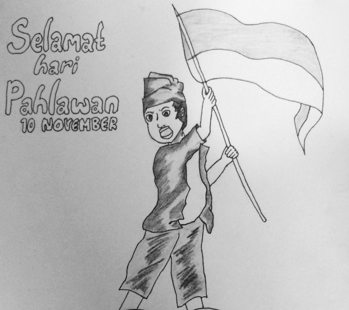 Detail Gambar Pahlawan Sketsa Nomer 33